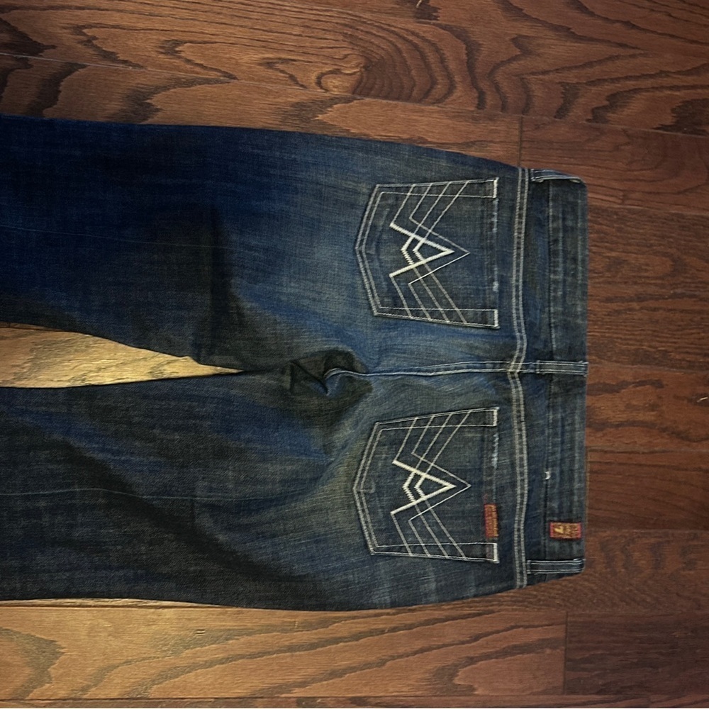 7 For All Mankind ‘A Pocket' Flare Bootcut Leg Jeans Size 28 - Picture 4 of 9